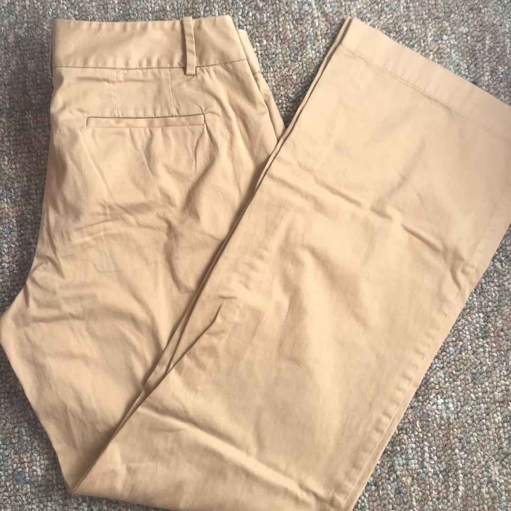 Dress pants khaki Ann Taylor Loft Julie fit size 8